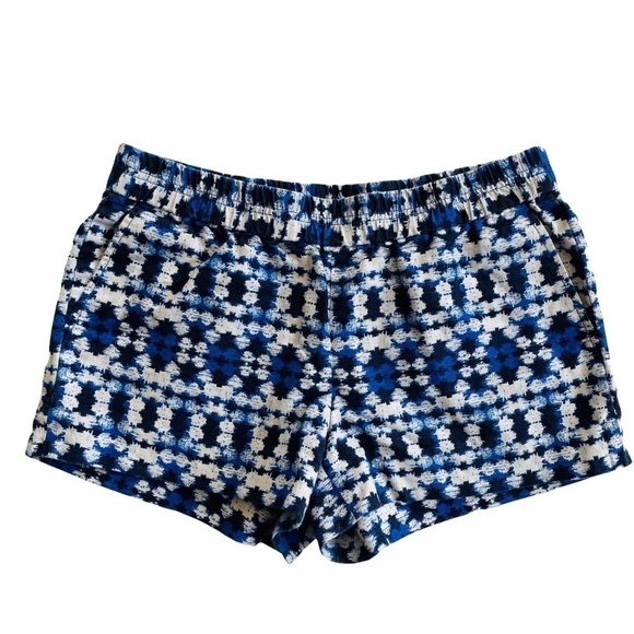 J. Crew Factory Pants - J. Crew Ikat Print Pull On Boardwalk Shorts With Pockets 6